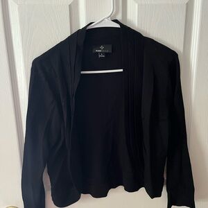 Ronni Nicole Black Blazer Classic Knit Design